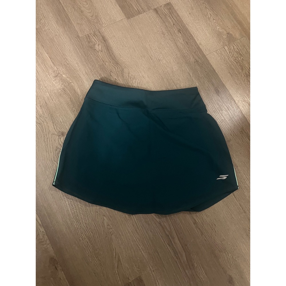 Skechers Performance Women Athletic Skort Green Pocket Skirt Small NWT